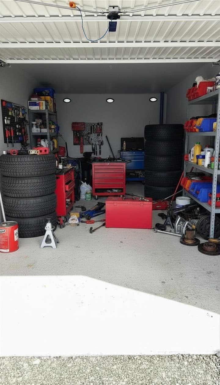 sicheres Werkzeuglagerung im Garagenpark Wullersdorf.